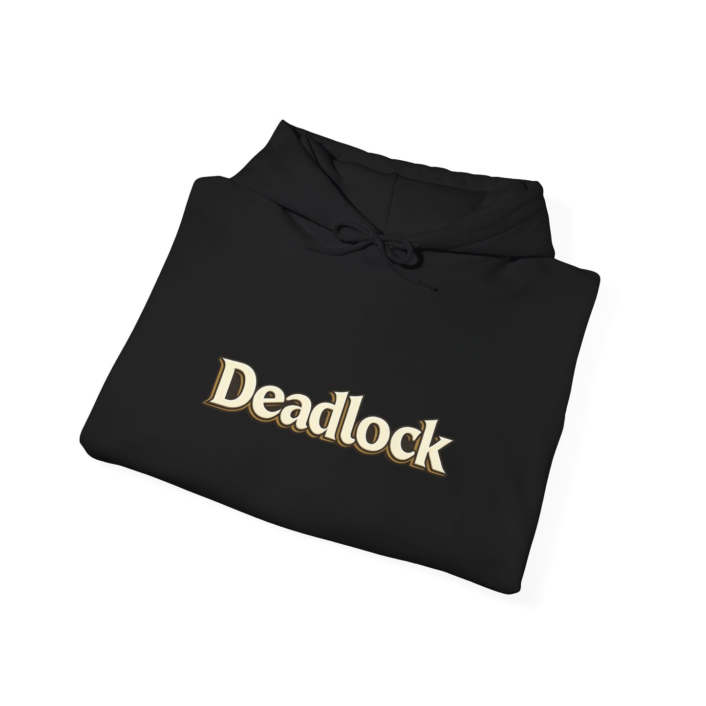 Deadlock Logo Hoodie — RPG Rank Emblems Back Graphic Hooded Sweatshirt