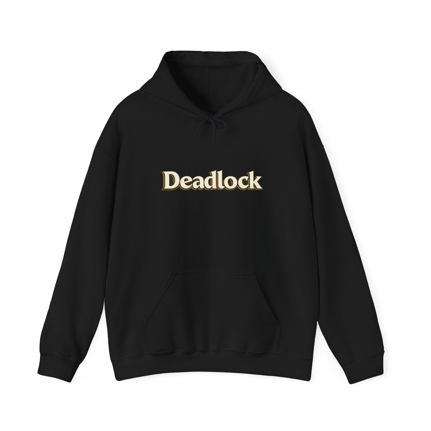 Deadlock Logo Hoodie — RPG Rank Emblems Back Graphic Hooded Sweatshirt